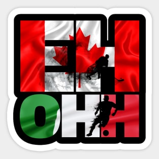 Italo Canadian - Sports Sticker